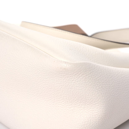Prada Vitello Daino Dynamique Tote White Caramel 10 of 15
