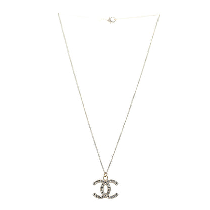 Chanel Baguette Crystal CC Necklace Gold 3 of 5