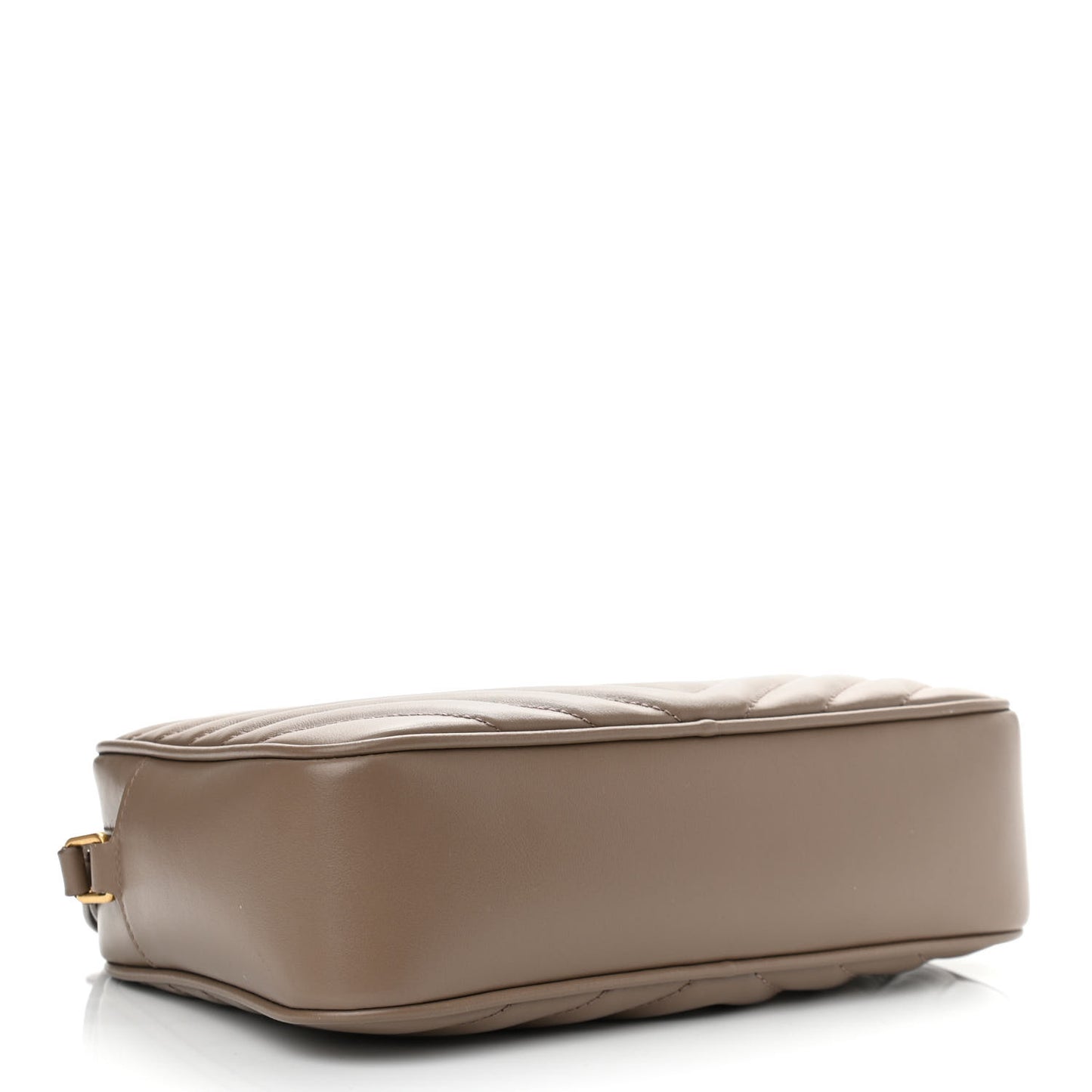 Calfskin Matelasse Monogram Lou Camera Bag Dark Beige