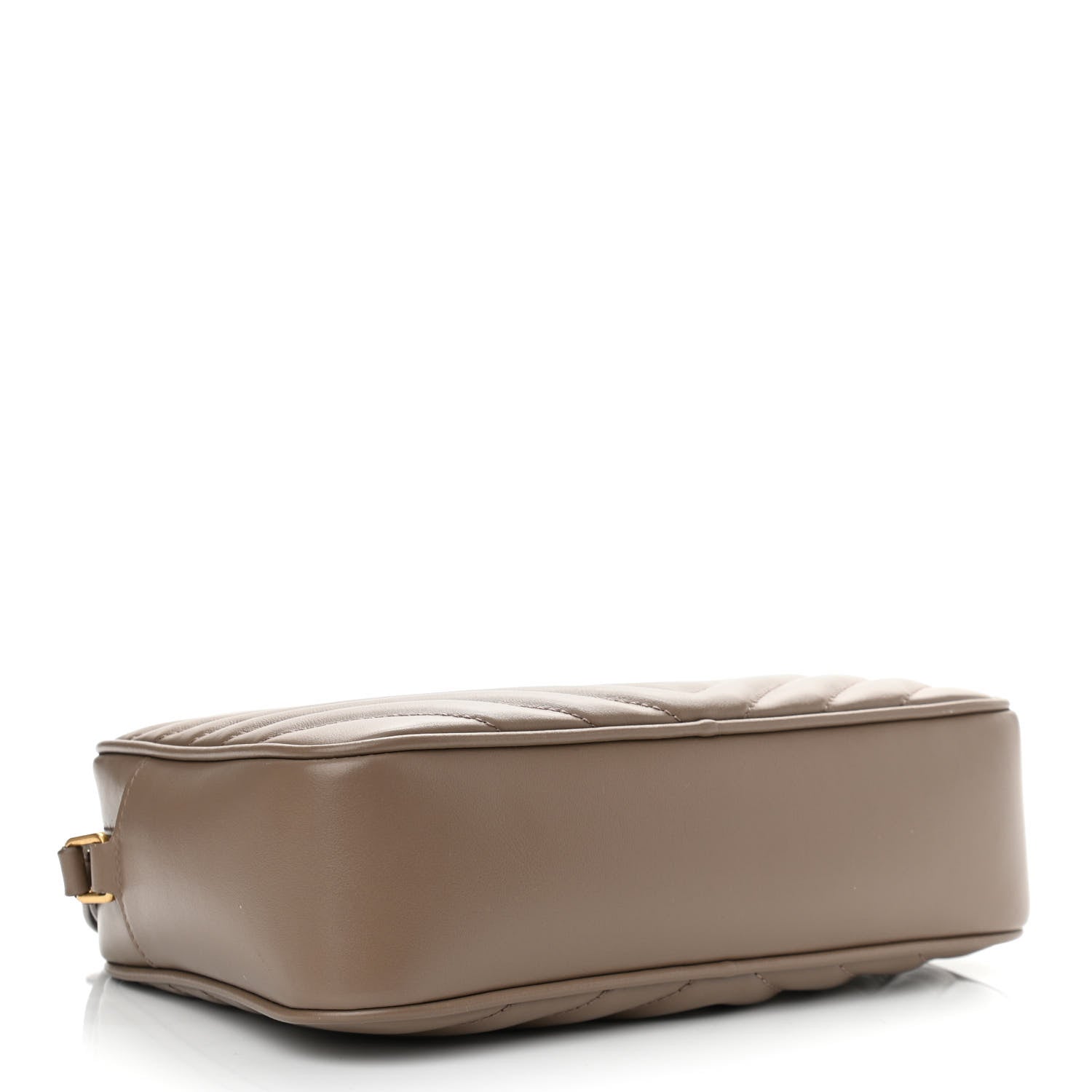 Saint Laurent Calfskin Matelasse Monogram Lou Camera Bag Dark Beige 4 of 13
