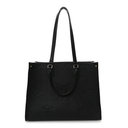 Louis Vuitton Empreinte Monogram Giant Onthego MM Black 1 of 10