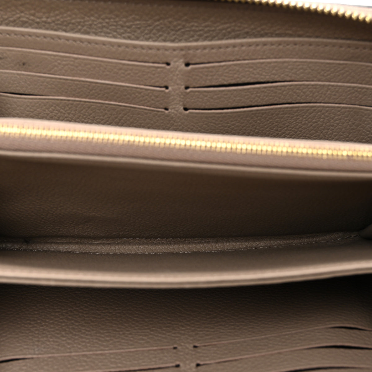 Empreinte Monogram Giant Zippy Wallet Tourterelle Creme