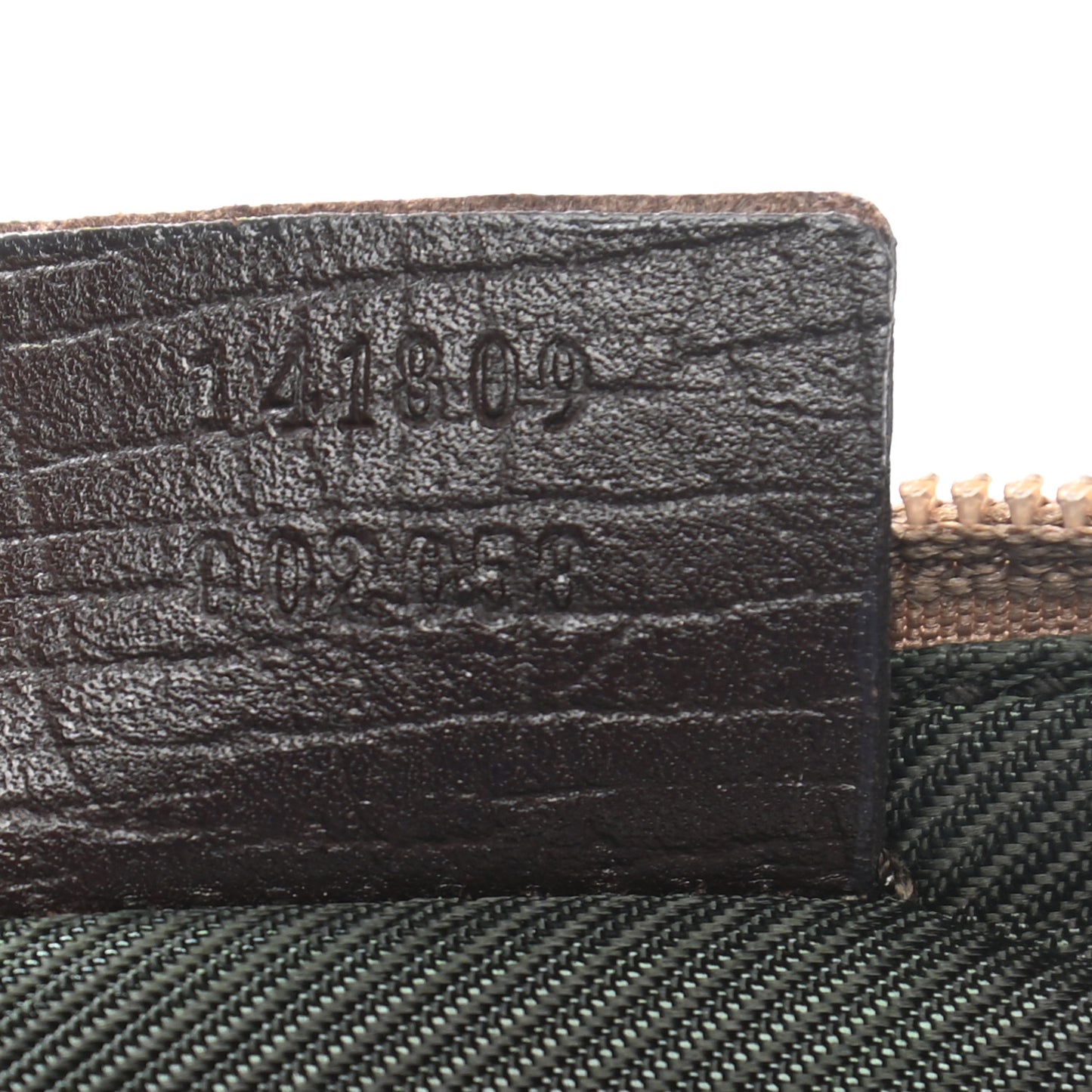 Monogram Web Boat Pochette Brown