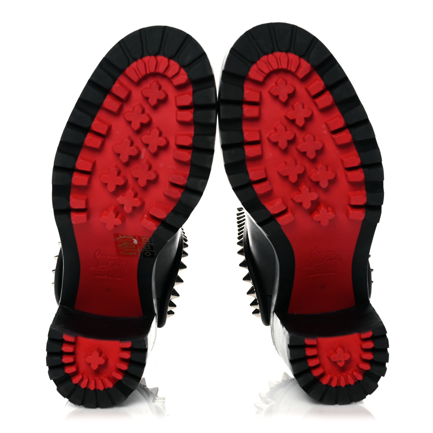 Christian Louboutin Nappa Spiked Capahutta 70 Chelsea Boots 36 Black 5 of 11