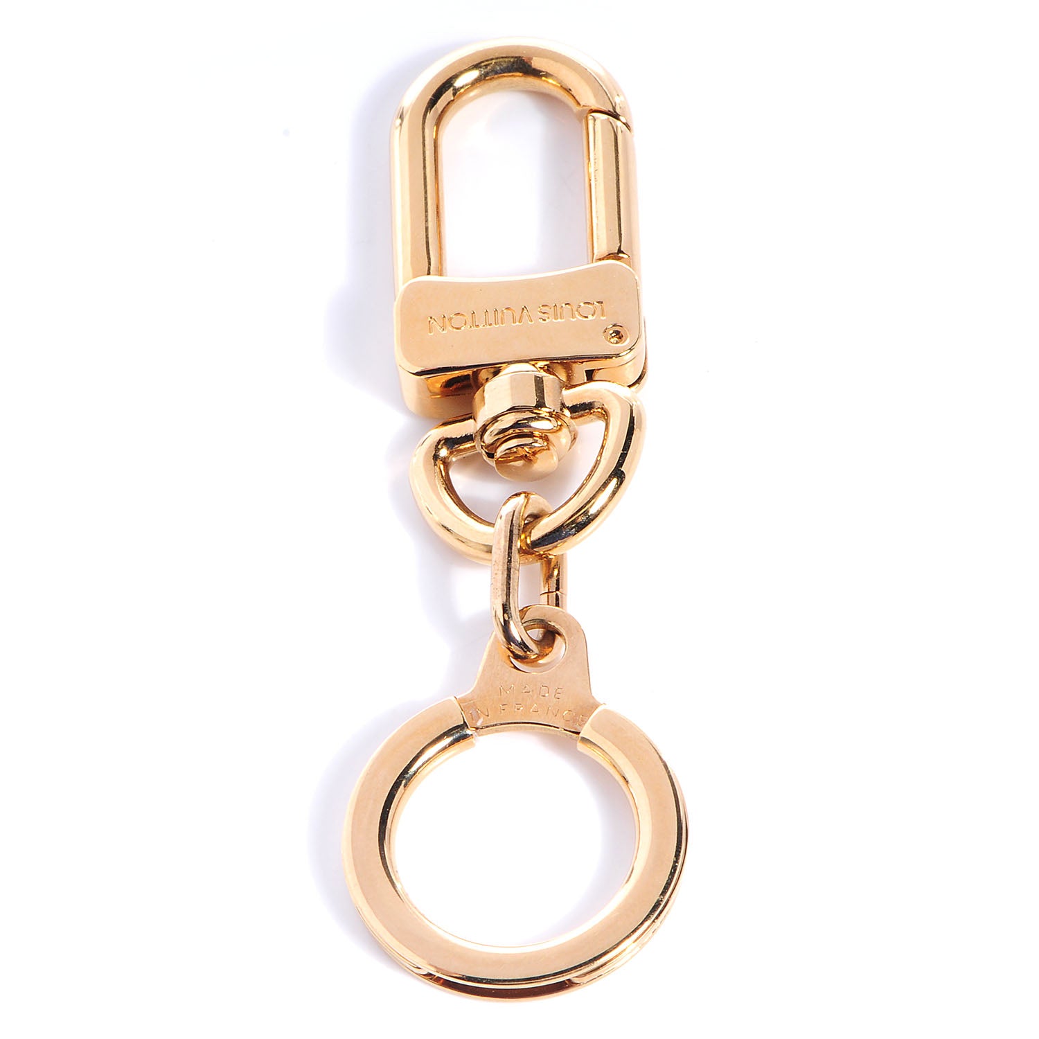 Louis Vuitton Pochette Extender Key Ring Gold 1 of 4