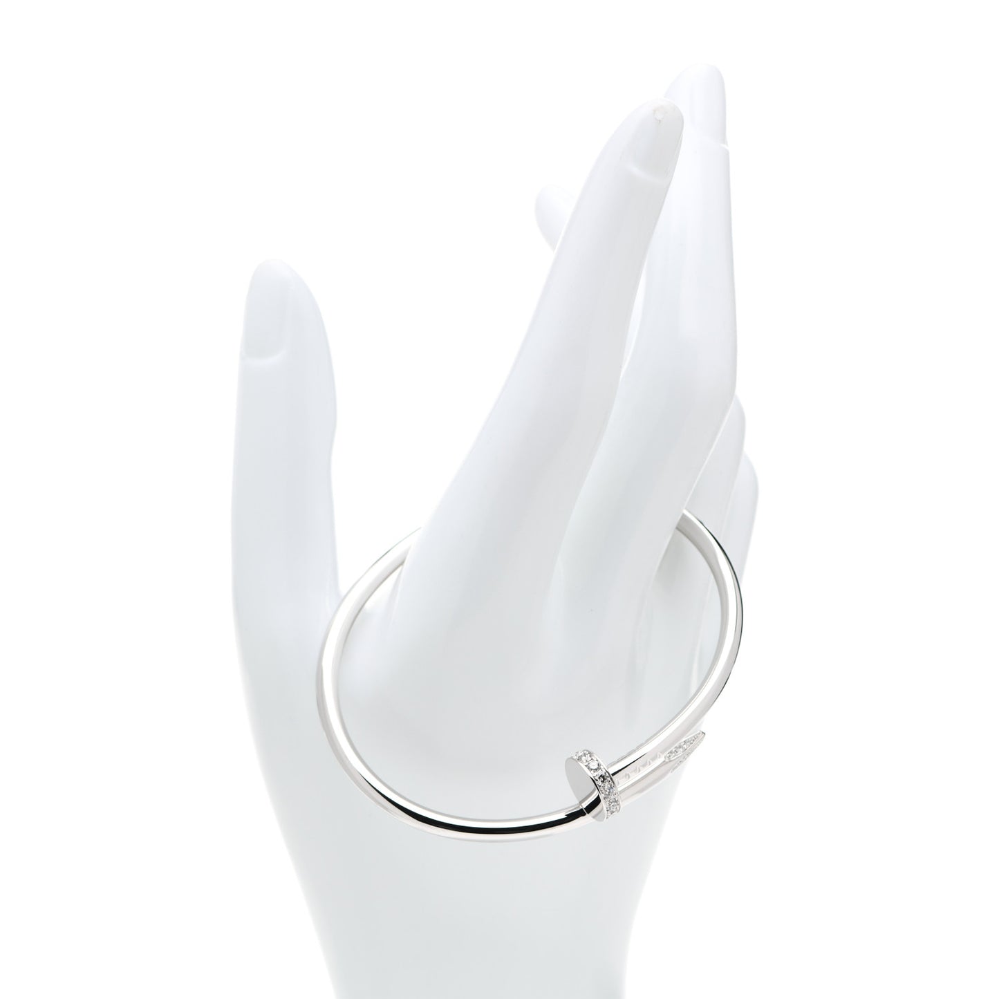 18K White Gold Diamond Juste Un Clou Bracelet 18