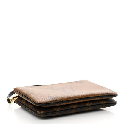 Louis Vuitton Reverse Monogram Giant Double Zip Pochette 4 of 13
