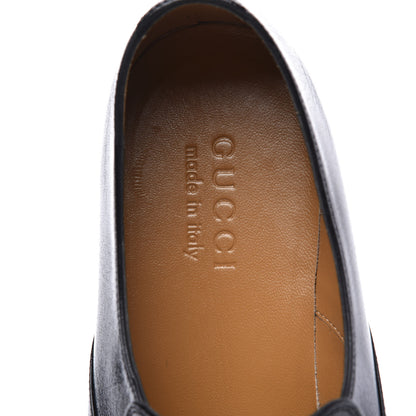 Gucci Goatskin L'Aveugle Par Amour Mens Donnie Loafers 7.5 Black 8 of 11