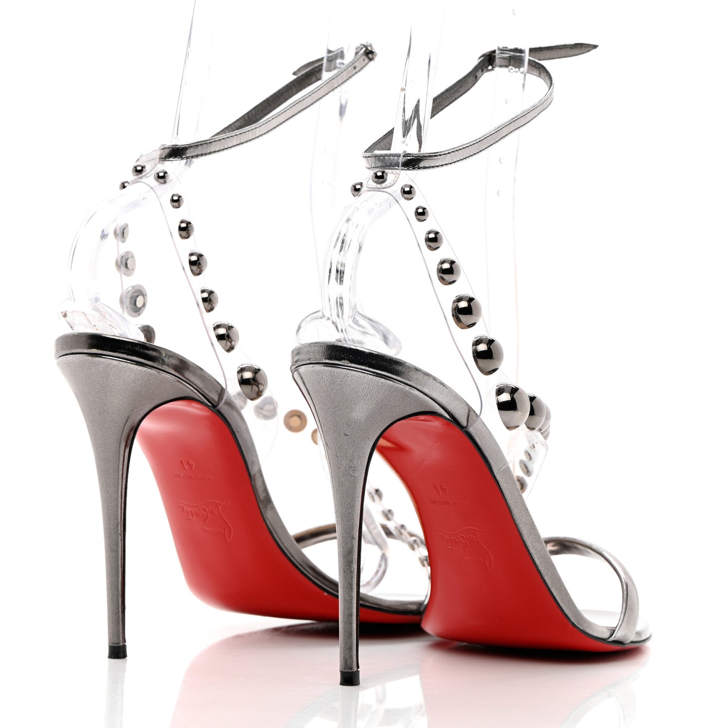 Specchio PVC Corinetta 100 Sandals 41 Gun Metal