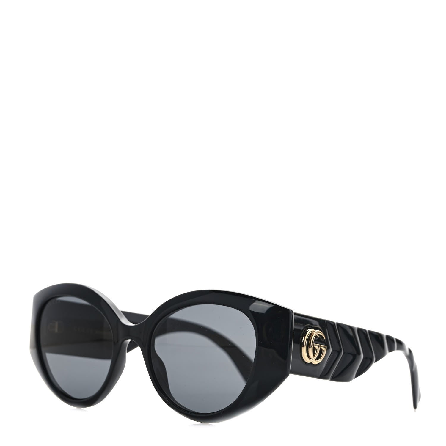 Gucci Acetate GG Cat Eye Sunglasses GG0809S Black 1 of 7
