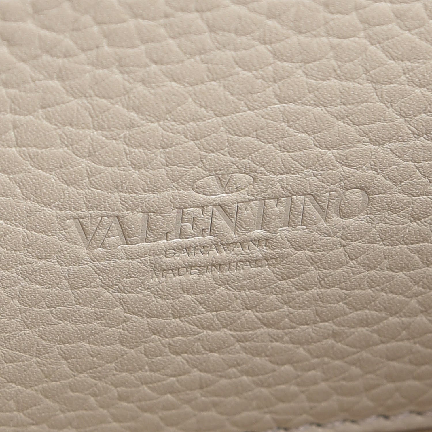 Valentino Garavani Pebbled Calfskin Medium Rockstud Flip Lock Crossbody Bag Light Ivory 6 of 6