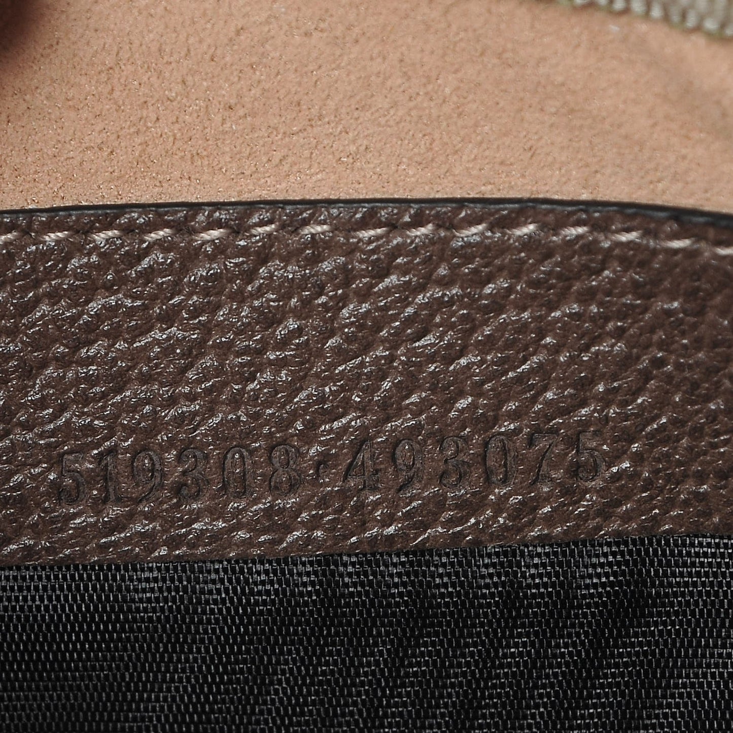 GG Supreme Monogram Ophidia Belted iPhone Case 95 38 Dark Brown