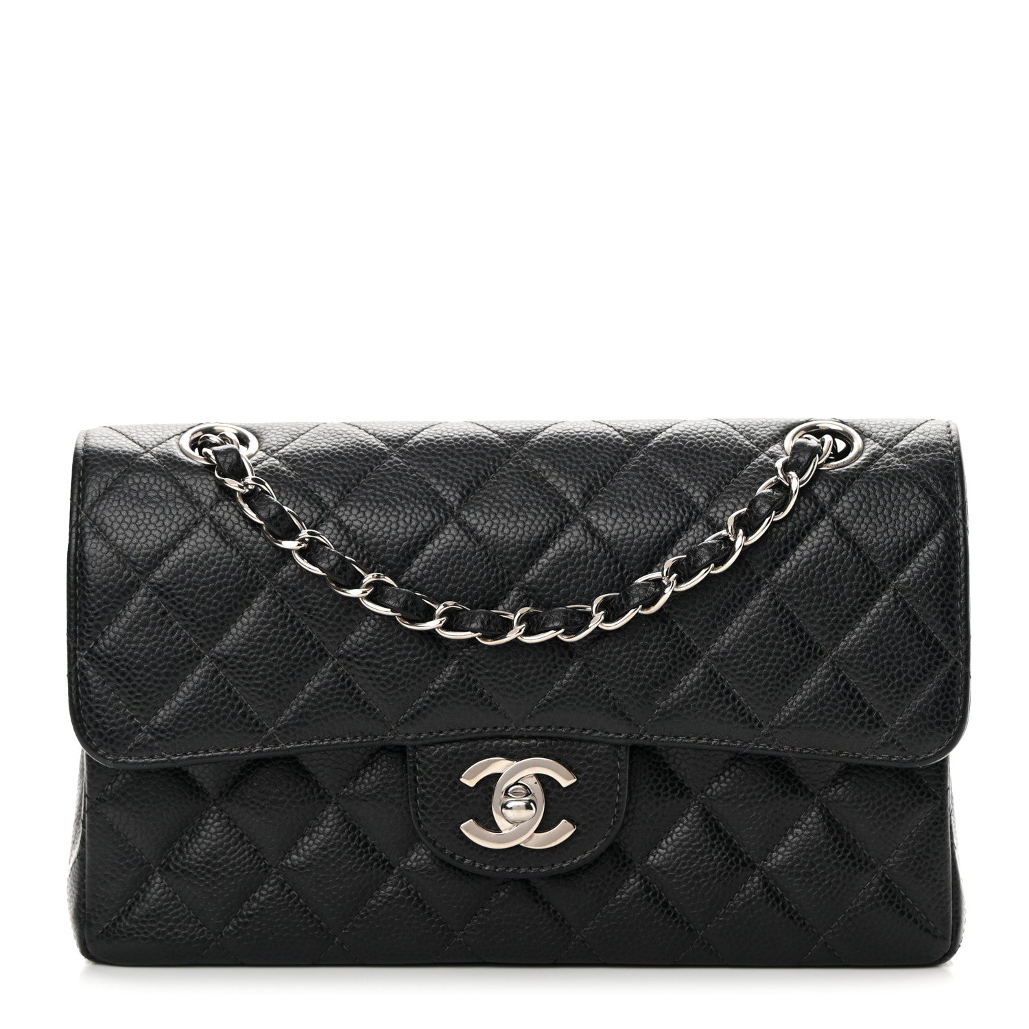 Chanel Caviar Quilted Small Double Flap Black 1 of 16