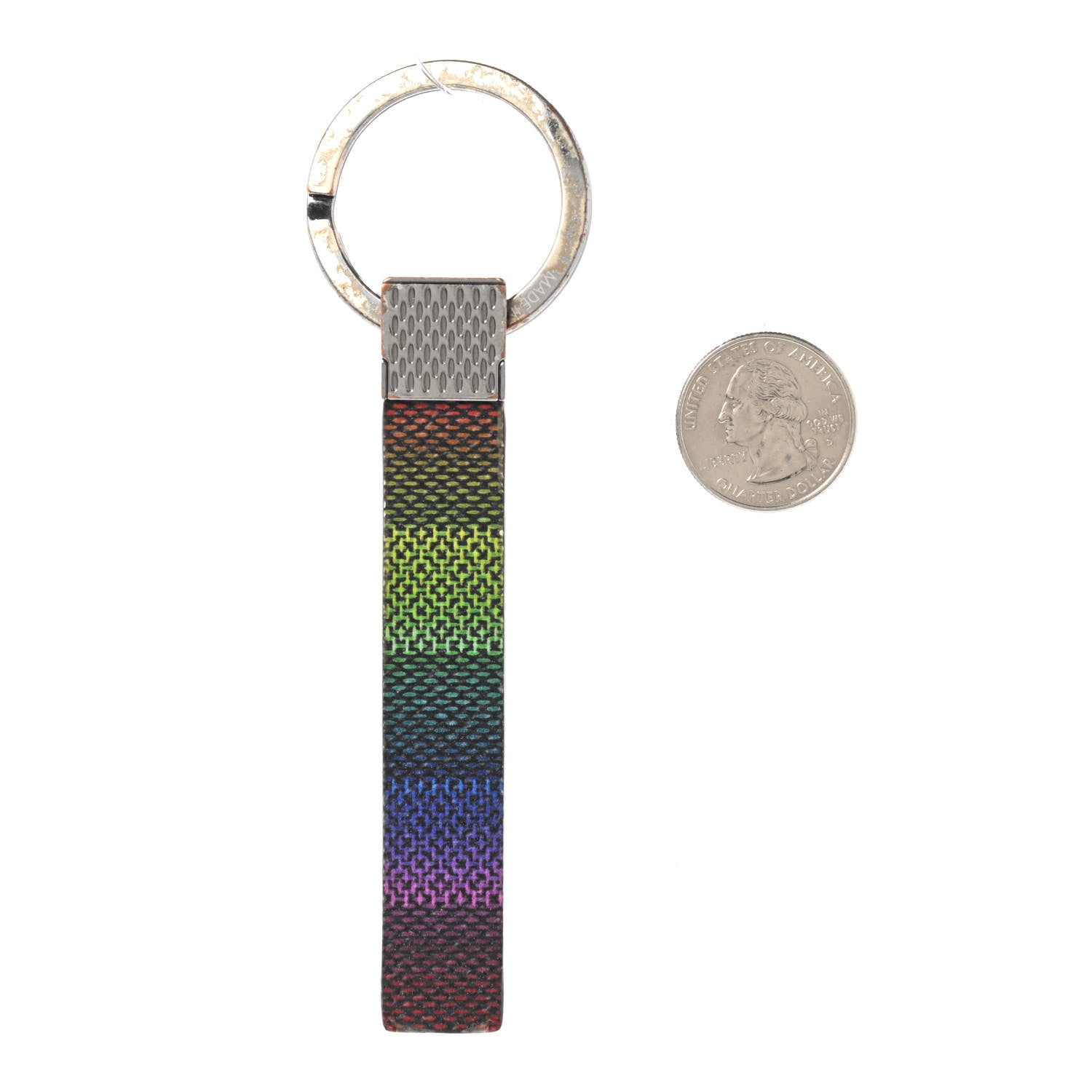 Louis Vuitton Damier Rainbow LV Dragonne Key Holder Multicolor 2 of 6