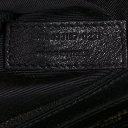 Saint Laurent Raffia Calfskin Monogram Medium Niki Chain Satchel Bright Pink 7 of 14