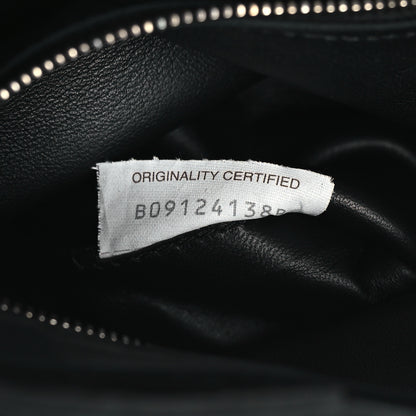 Bottega Veneta Lambskin Maxi Intrecciato Cassette Messenger Black 7 of 11