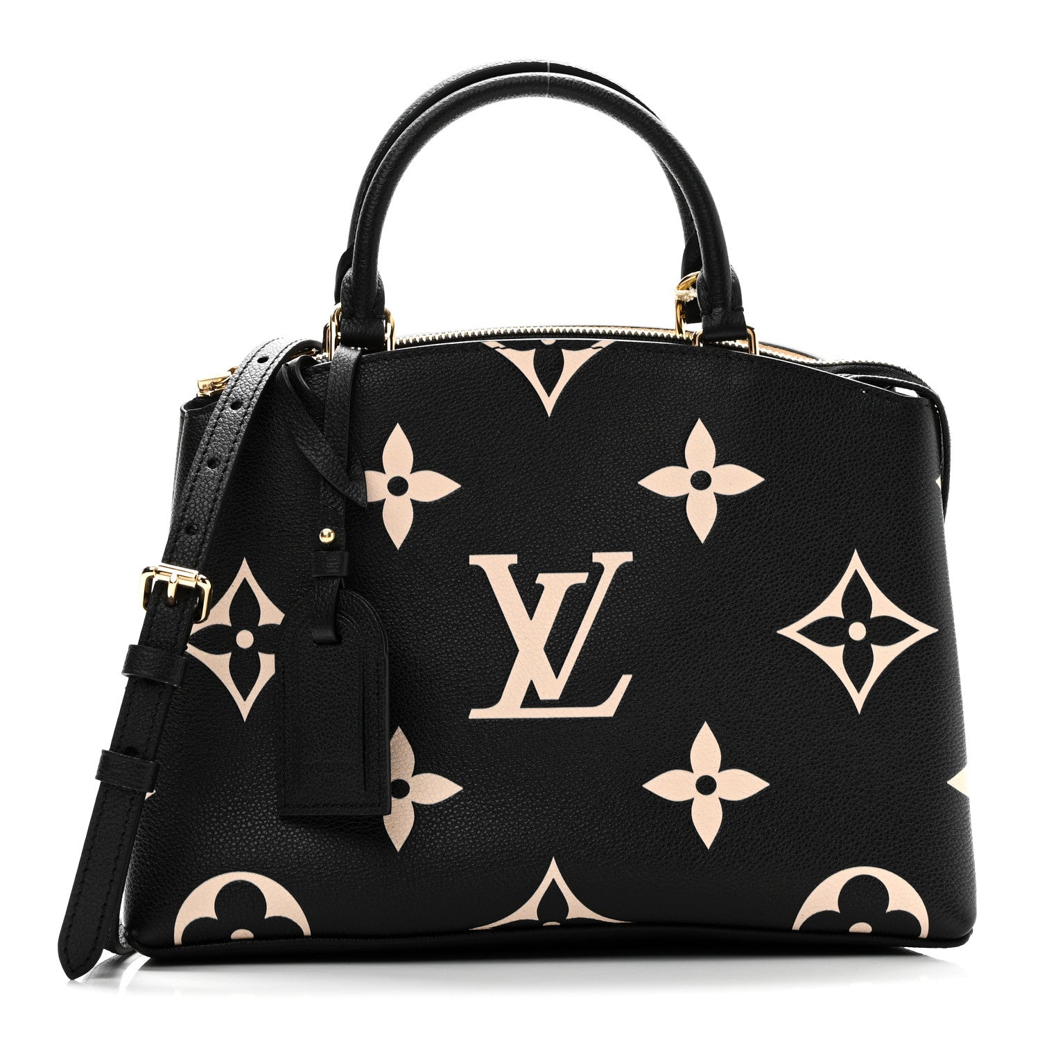 Louis Vuitton Empreinte Monogram Giant Petit Palais Black Beige 1 of 9