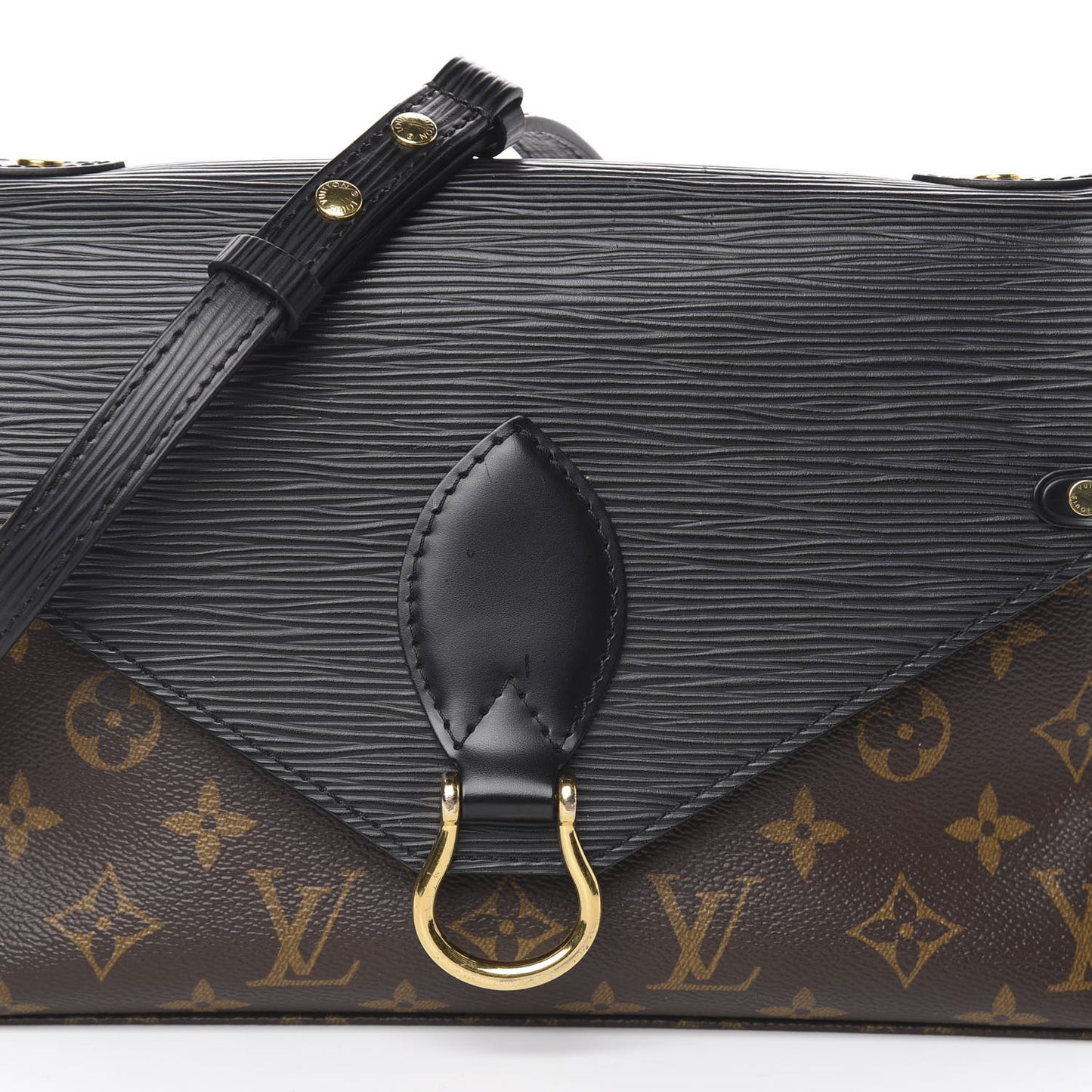 Epi Monogram Saint Michel Black