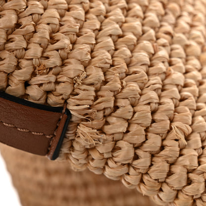 Loewe Raffia Mini Slit Tote Bag Natural Tan 11 of 11