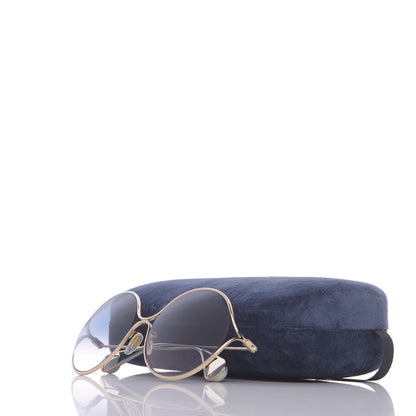 Gucci Round Pearl Tip Sunglasses GG0253S Gold 7 of 7