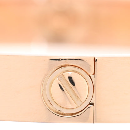 Cartier 18K Pink Gold LOVE Bracelet 16 5 of 6