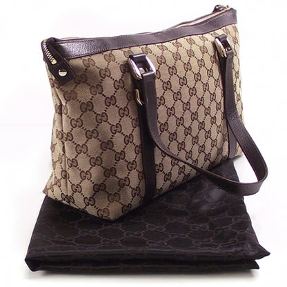 Gucci Monogram Medium Abbey Tote Brown 3 of 14