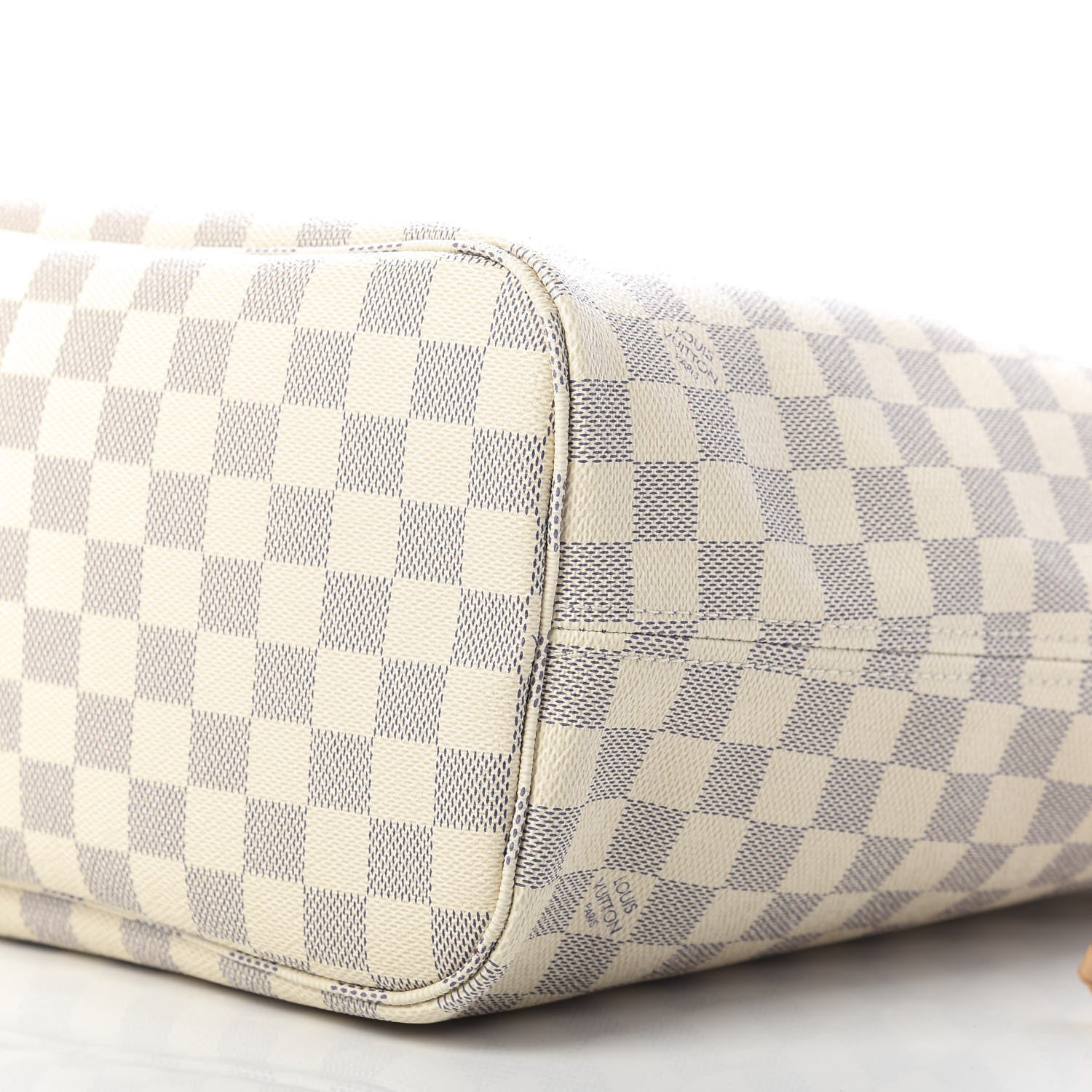 Louis Vuitton Damier Azur Neo Neverfull MM Rose Ballerine 7 of 9