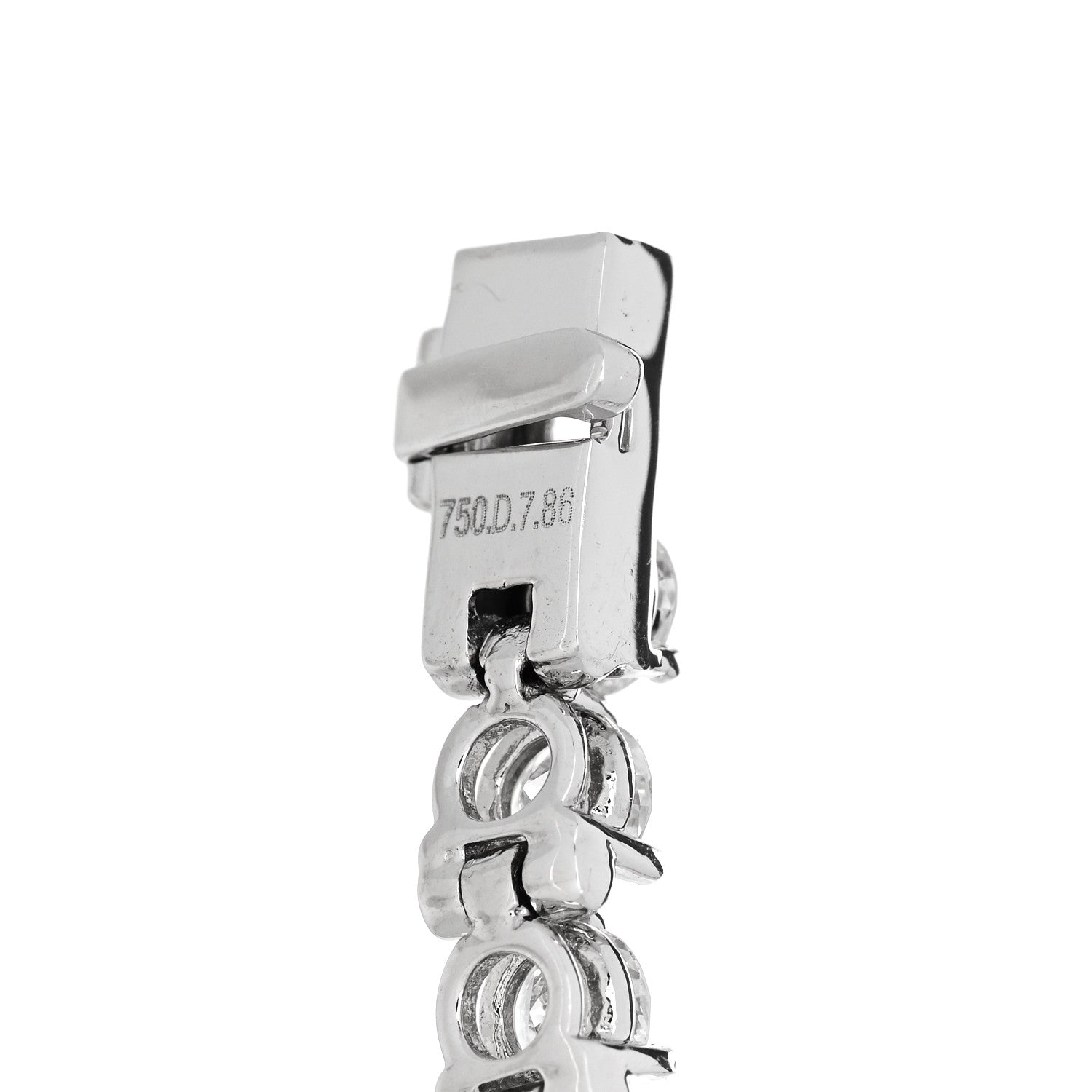 Parker & West by FASHIONPHILE 18K White Gold Diamond 7.86ctw Tennis Bracelet 6 of 6