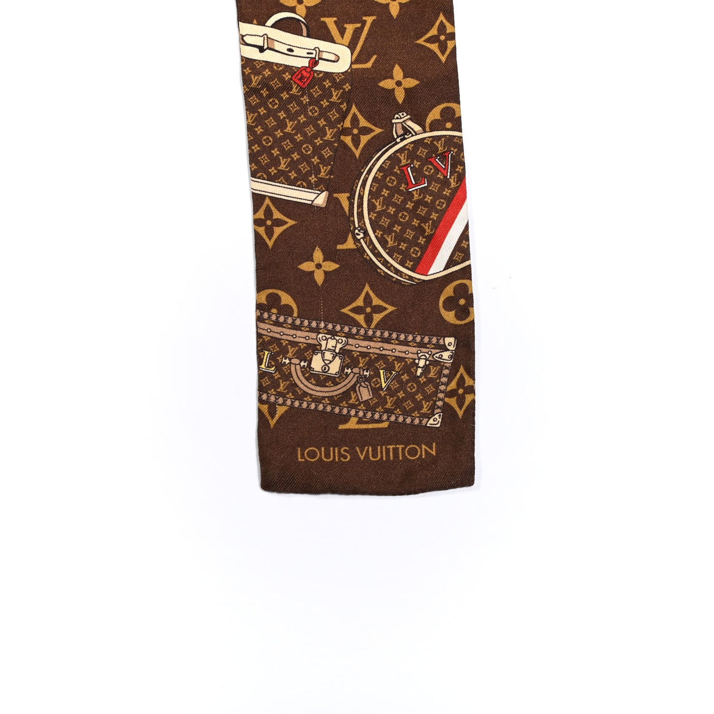 Silk Monogram Trunks Bandeau