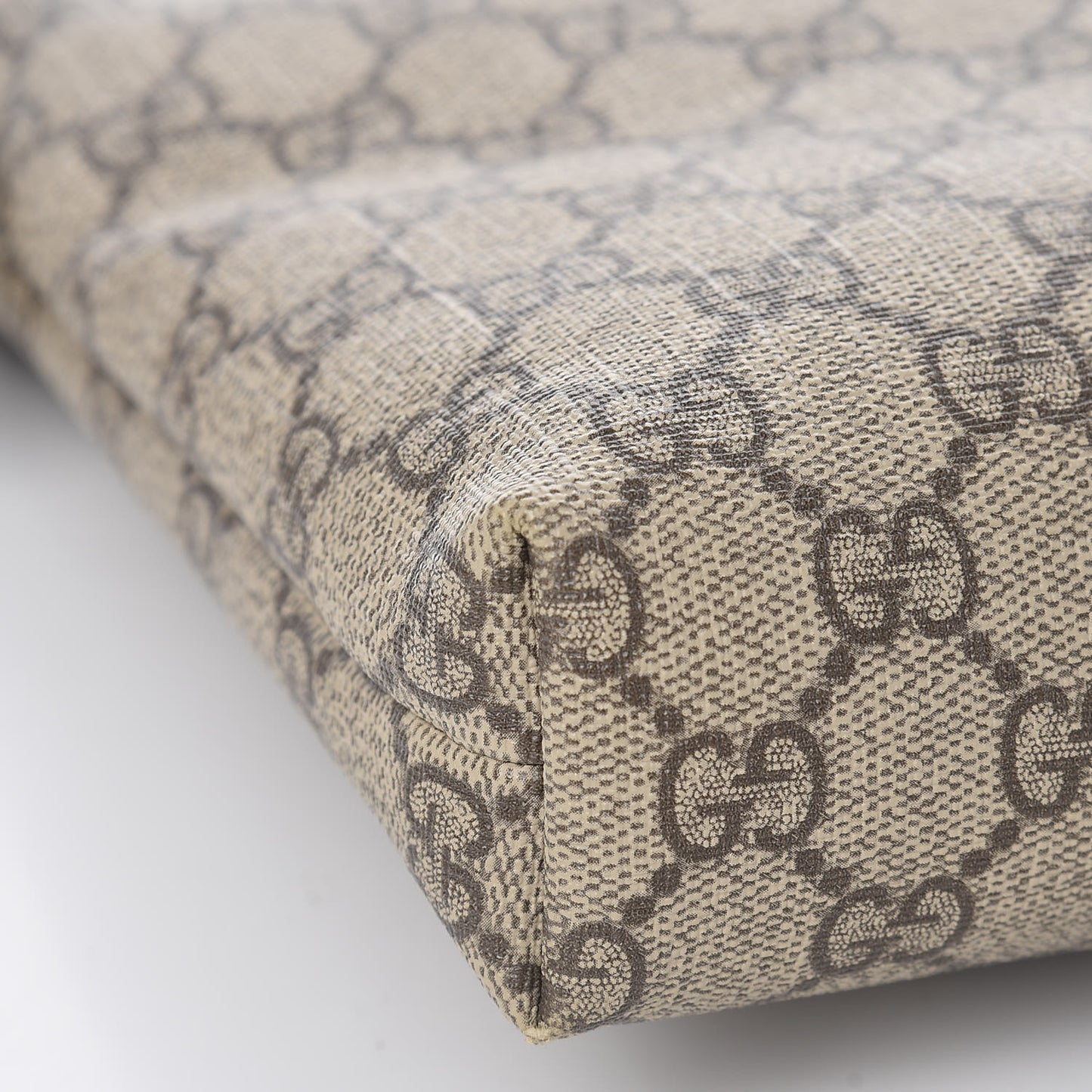 GG Supreme Monogram Web Messenger Bag Black