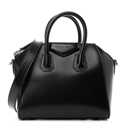 Givenchy Shiny Lord Calfskin Mini Antigona Black 1 of 13