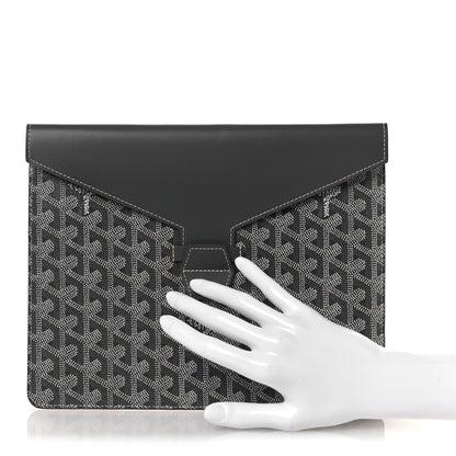 Goyard Goyardine Camondo MM Horizontal Clutch Grey 2 of 9