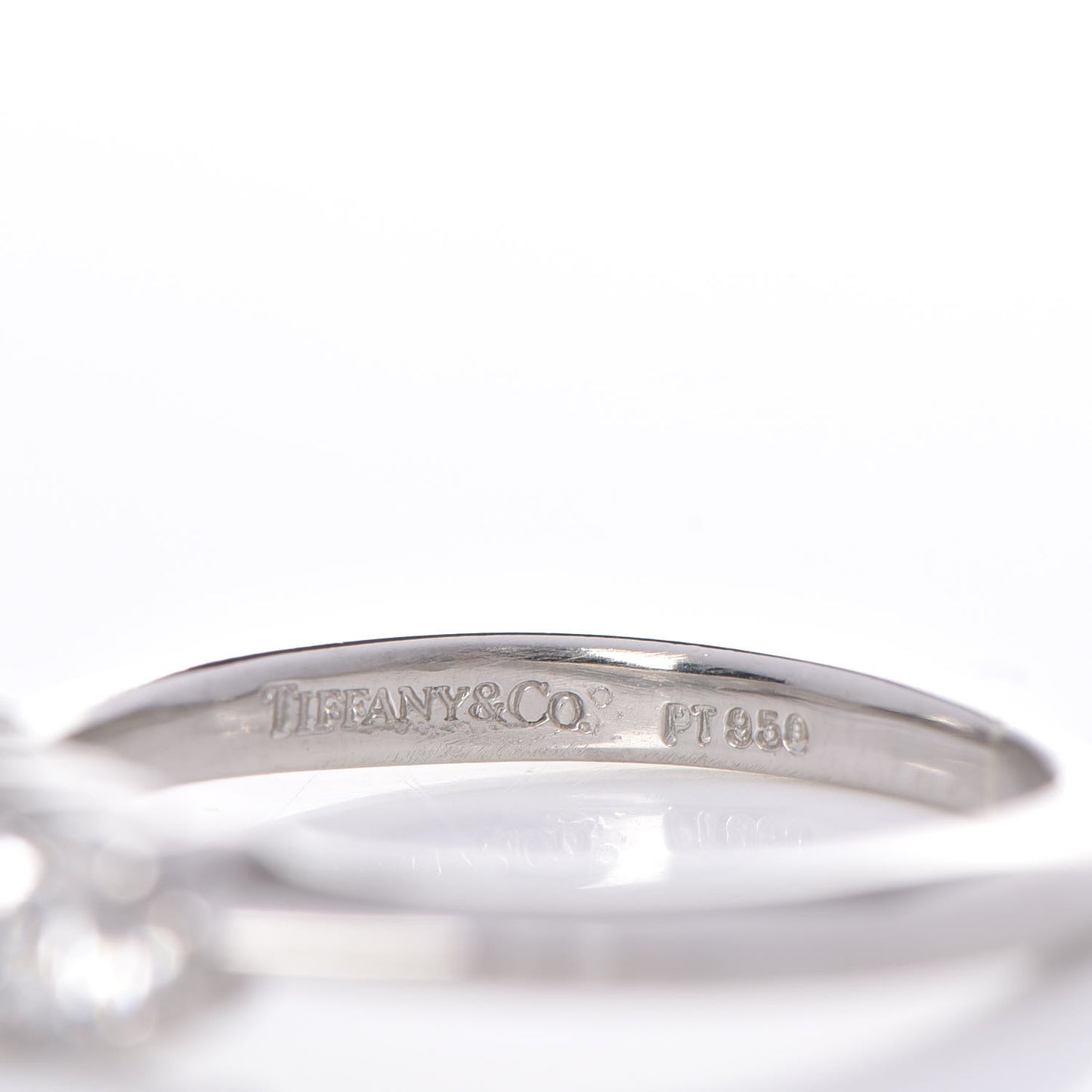 Platinum .66ctw Diamond Engagement Ring 49.5 5