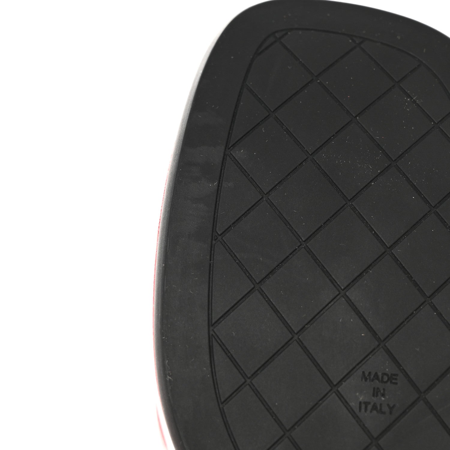 Chanel Crumpled Patent Lambskin Platform Sandals 40.5 Red 9 of 11