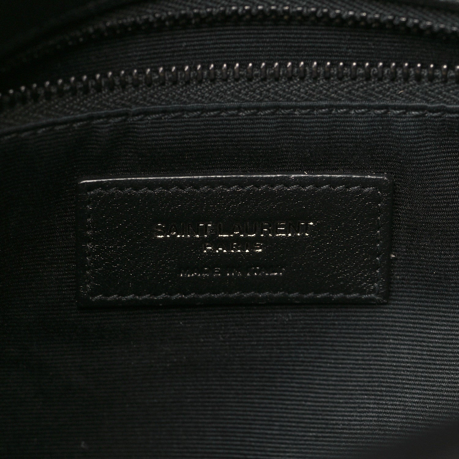 Saint Laurent Lambskin Quilted Small Loulou Puffer Monogram Chain Satchel Black 6 of 9