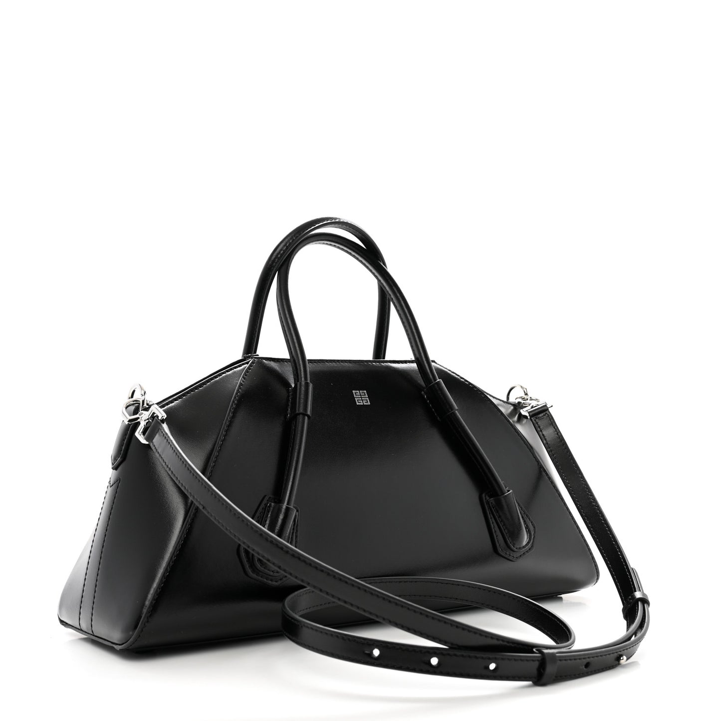 Box Calfskin Mini Antigona Stretch Black
