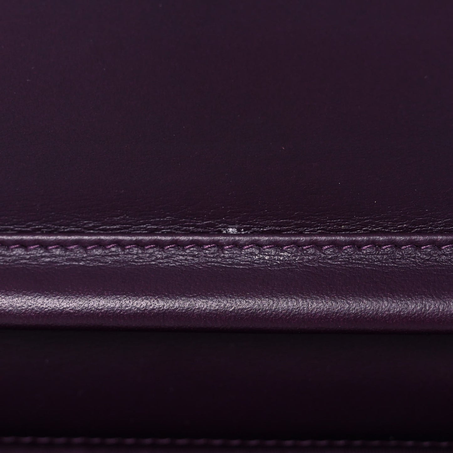 Caviar Quilted Diamond CC Wallet On Chain WOC Dark Purple