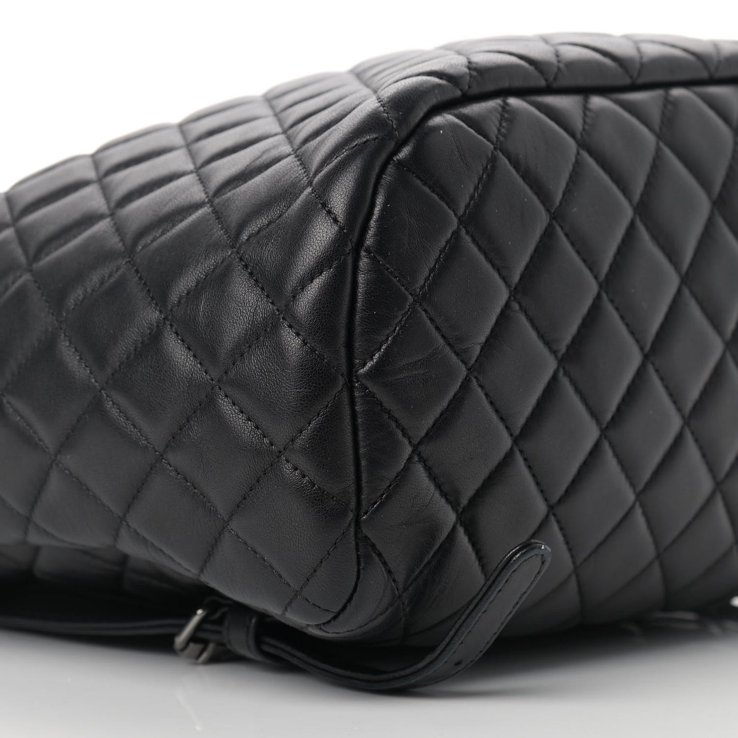 Lambskin Quilted Large Urban Spirit Backpack Black