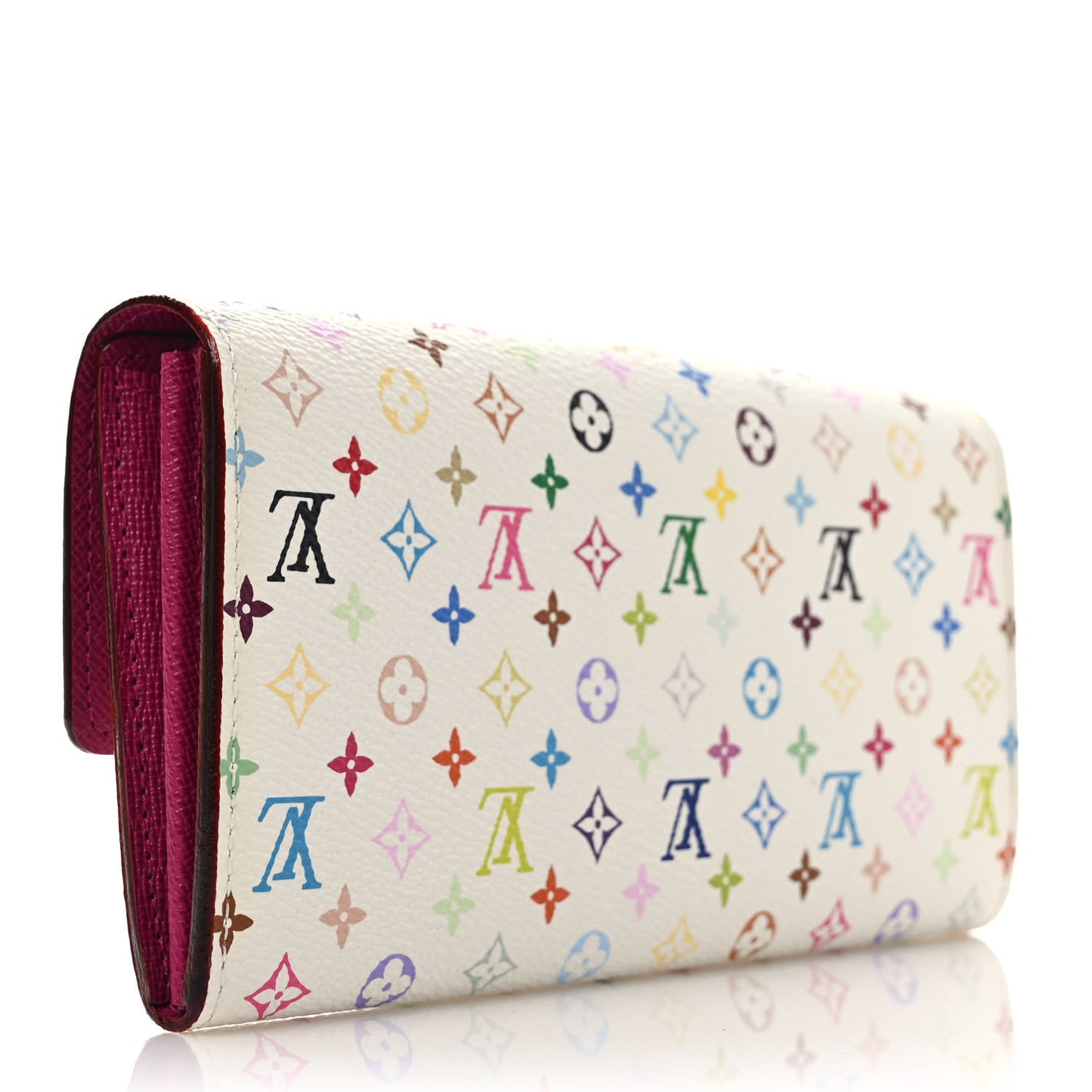 Monogram Multicolor Sarah Wallet White Figue