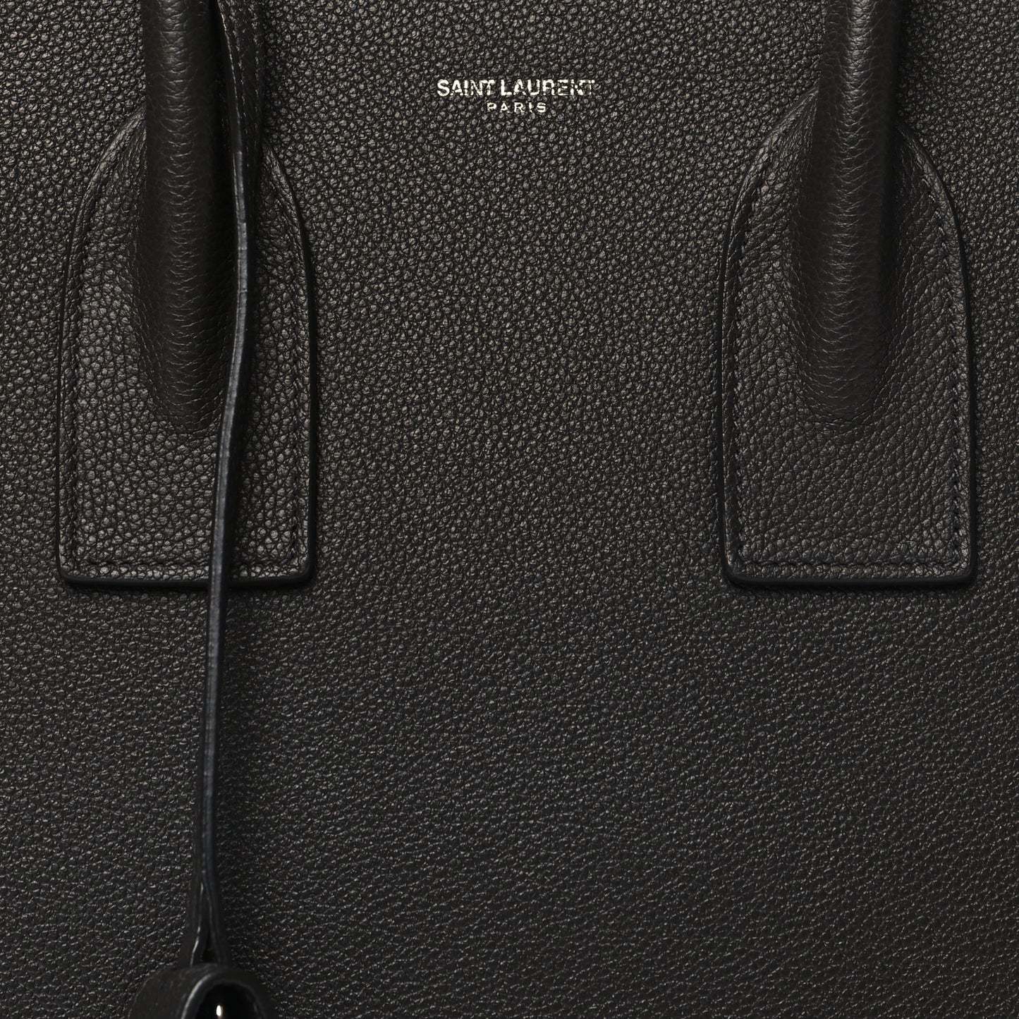 Grained Calfskin Small Sac De Jour Fog