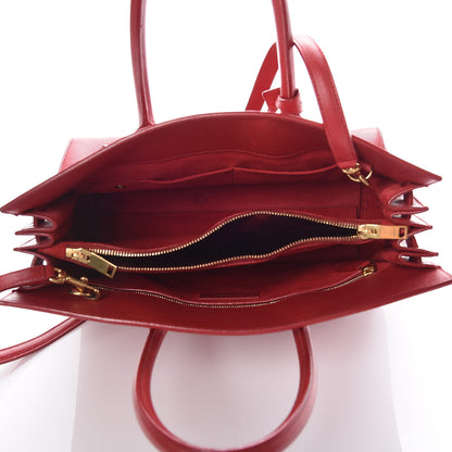 Saint Laurent Calfskin Small Sac De Jour Rouge Orient 4 of 30