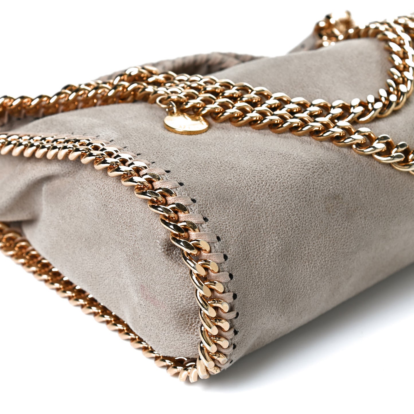 Mini Falabella Fold Over Tote Clotted Cream