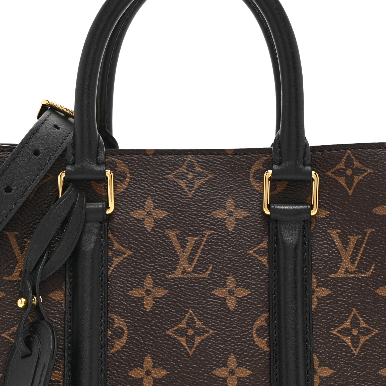 Louis Vuitton Monogram Soufflot BB Black 7 of 9