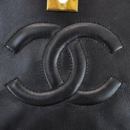 Chanel Lambskin Quilted Small Half Moon Flap Black 10 of 14