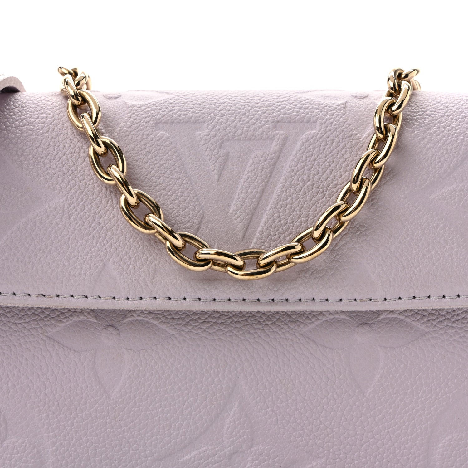 Louis Vuitton Empreinte Monogram Giant Ivy Wallet On Chain Misty Lilac 7 of 13