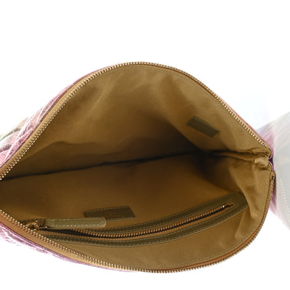 Chanel Metallic Goatskin Quilted Medium 2.55 Reissue Cosmetic Case Multicolor 4 of 4