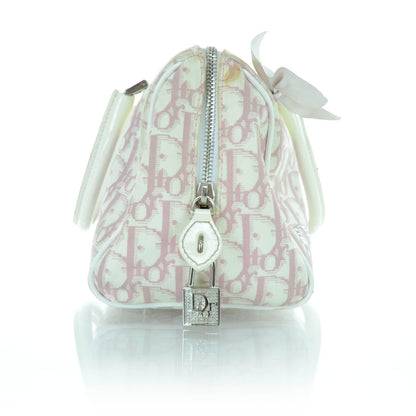 Christian Dior Monogram Girly Boston Bag Pink 7 of 12