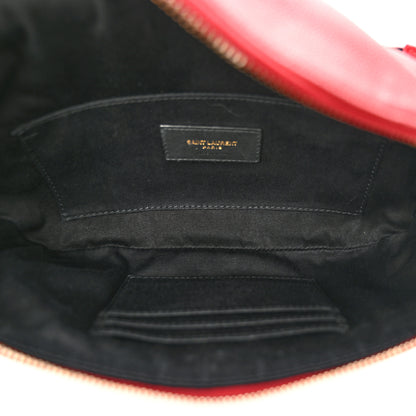Saint Laurent Grain De Poudre Monogram Belt Bag Rouge Eros 5 of 11