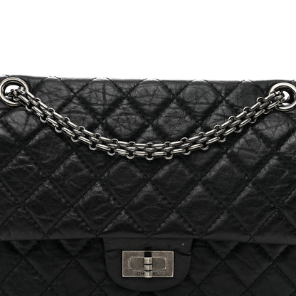 Chanel Aged Calfskin Quilted 2.55 Reissue 225 Flap Black 5 of 13