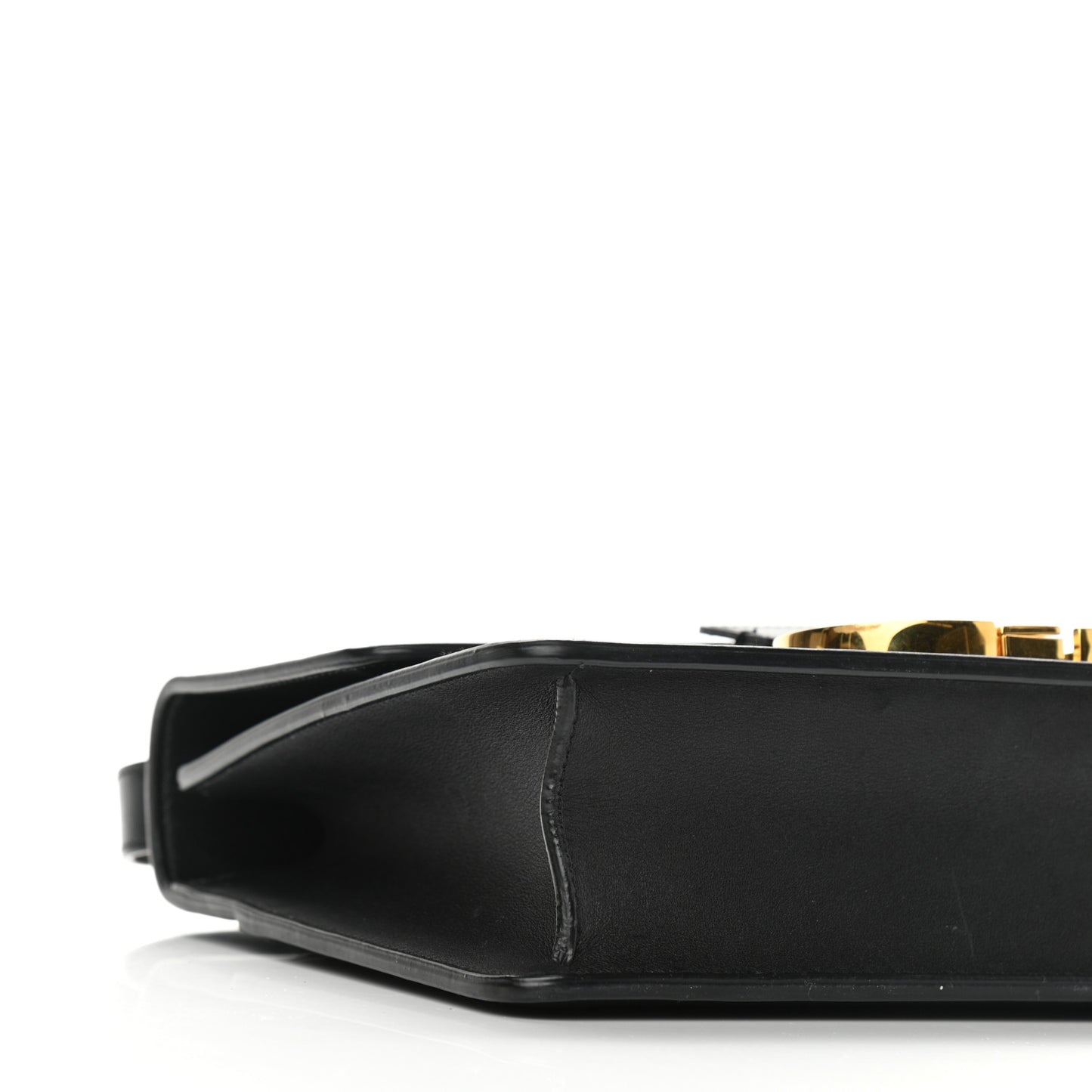 Smooth Calfskin 30 Montaigne Flap Bag Black